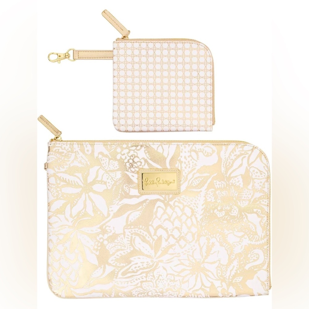 ☀️ BRAND NEW ☀️ Lilly Pulitzer ☀️ Padded Tech Sleeve with Small Zip Pouch